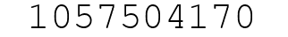 Number 1057504170.
