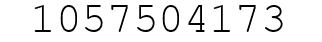 Number 1057504173.