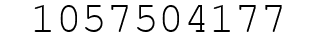 Number 1057504177.