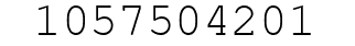 Number 1057504201.