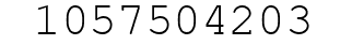 Number 1057504203.
