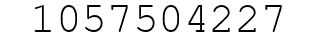 Number 1057504227.