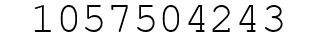 Number 1057504243.