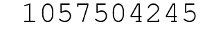 Number 1057504245.