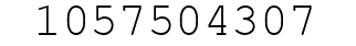 Number 1057504307.