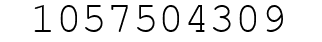 Number 1057504309.