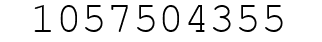 Number 1057504355.