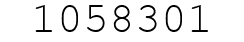 Number 1058301.
