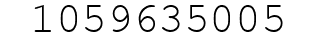 Number 1059635005.