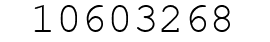Number 10603268.