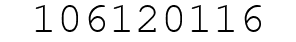 Number 106120116.