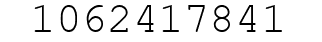 Number 1062417841.