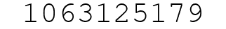 Number 1063125179.