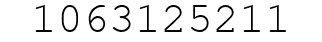 Number 1063125211.