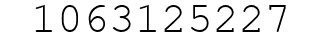 Number 1063125227.