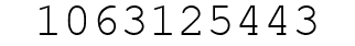 Number 1063125443.