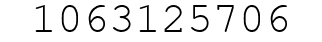 Number 1063125706.