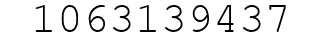 Number 1063139437.