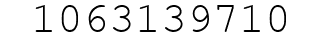 Number 1063139710.