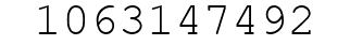Number 1063147492.