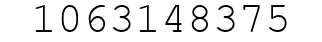 Number 1063148375.