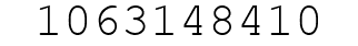 Number 1063148410.