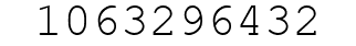 Number 1063296432.