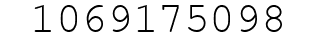 Number 1069175098.