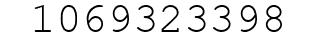 Number 1069323398.