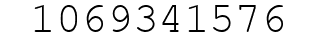 Number 1069341576.