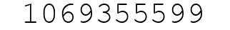 Number 1069355599.
