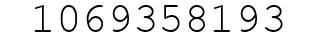 Number 1069358193.