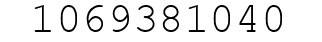 Number 1069381040.