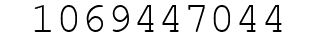 Number 1069447044.