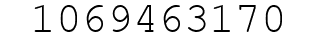 Number 1069463170.