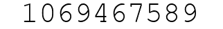 Number 1069467589.