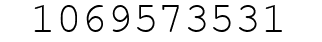 Number 1069573531.