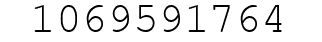 Number 1069591764.
