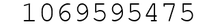 Number 1069595475.