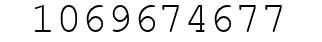 Number 1069674677.