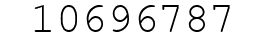 Number 10696787.