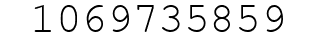Number 1069735859.