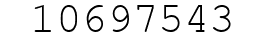 Number 10697543.