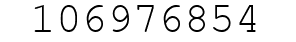 Number 106976854.