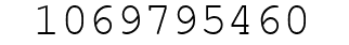 Number 1069795460.