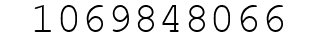 Number 1069848066.