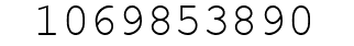 Number 1069853890.
