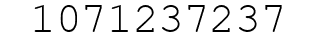 Number 1071237237.