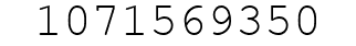Number 1071569350.
