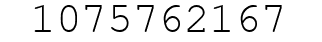 Number 1075762167.